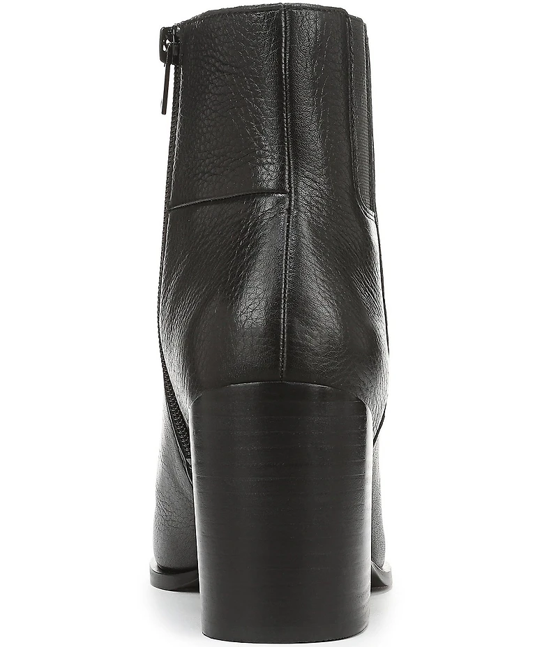 Vionic Vynn Leather Dress Ankle Booties