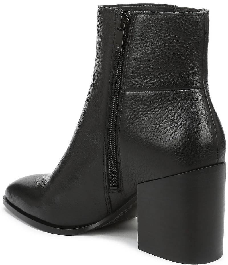 Vionic Vynn Leather Dress Ankle Booties