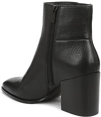 Vionic Vynn Leather Dress Ankle Booties