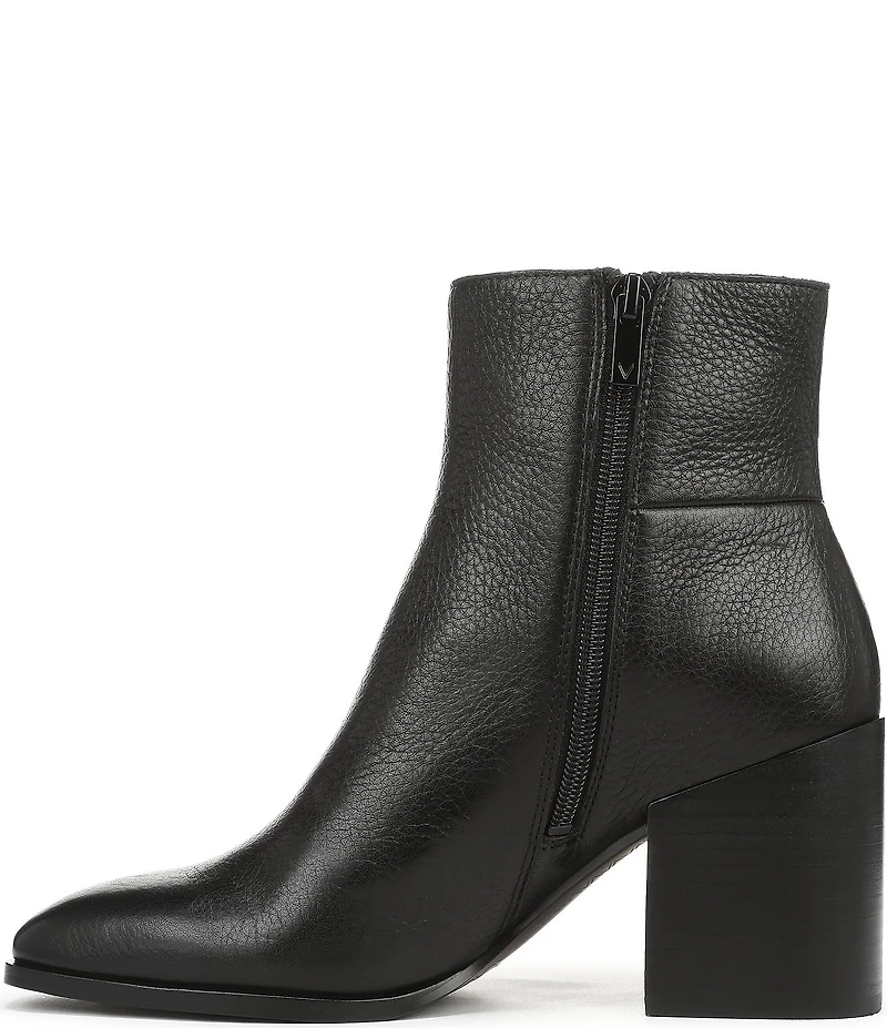 Vionic Vynn Leather Dress Ankle Booties
