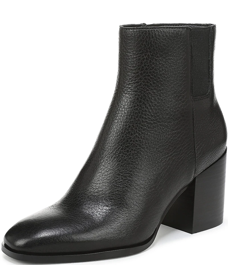 Vionic Vynn Leather Dress Ankle Booties