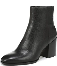 Vionic Vynn Leather Dress Ankle Booties