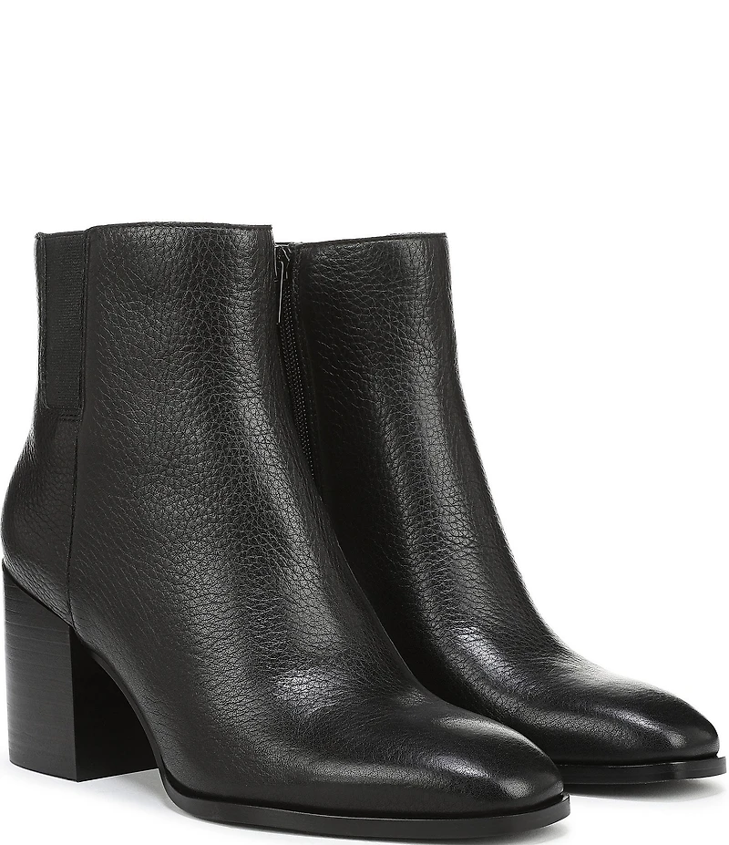 Vionic Vynn Leather Dress Ankle Booties