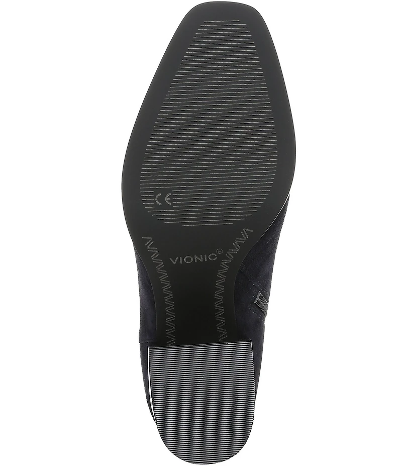 Vionic Vynn Suede Dress Ankle Booties