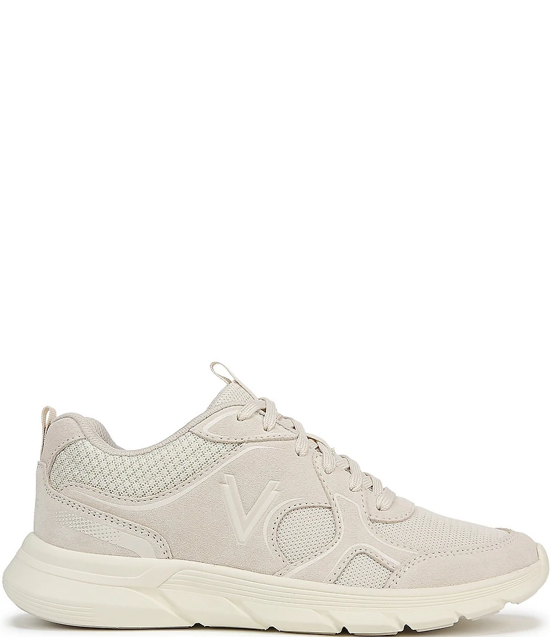 Vionic Walk Parkside Suede Mesh Logo Detail Sneakers