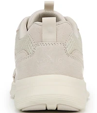 Vionic Walk Parkside Suede Mesh Logo Detail Sneakers