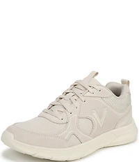 Vionic Walk Parkside Suede Mesh Logo Detail Sneakers