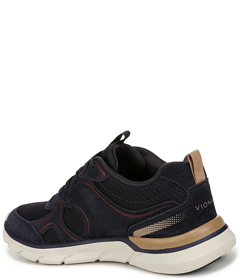 Vionic Walk Parkside Suede Mesh Logo Detail Sneakers