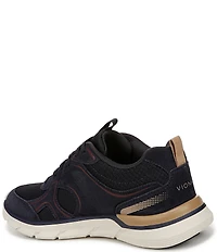 Vionic Walk Parkside Suede Mesh Logo Detail Sneakers