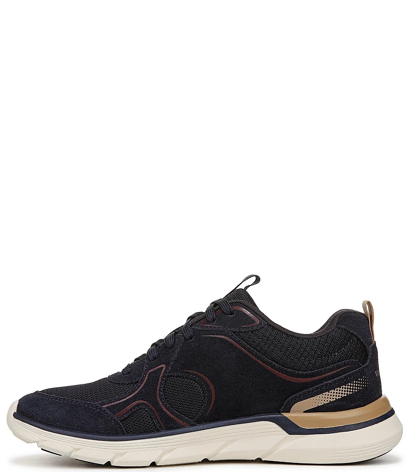 Vionic Walk Parkside Suede Mesh Logo Detail Sneakers