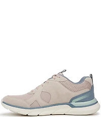 Vionic Walk Parkside Suede Mesh Logo Detail Sneakers
