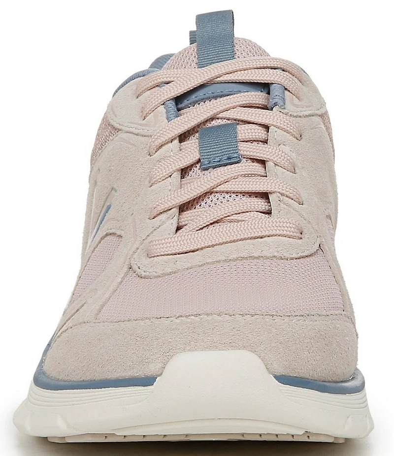 Vionic Walk Parkside Suede Mesh Logo Detail Sneakers