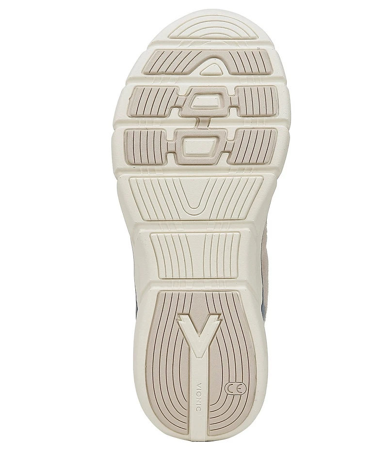 Vionic Walk Parkside Suede Mesh Logo Detail Sneakers