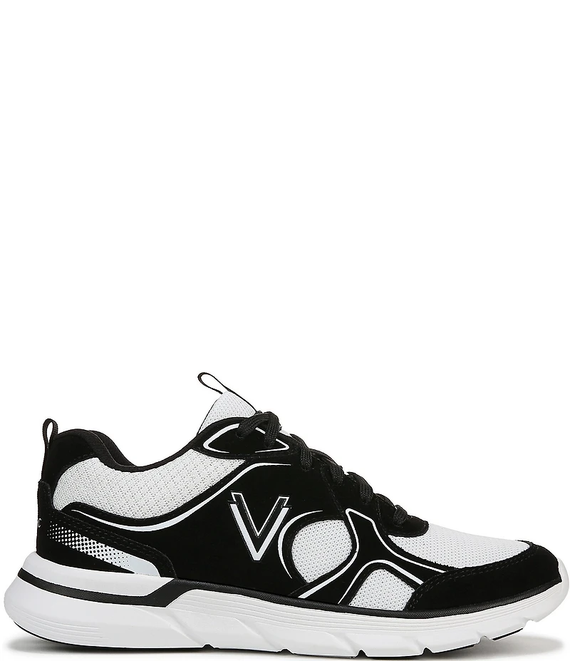 Vionic Walk Parkside Suede Mesh Logo Detail Sneakers