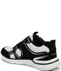 Vionic Walk Parkside Suede Mesh Logo Detail Sneakers