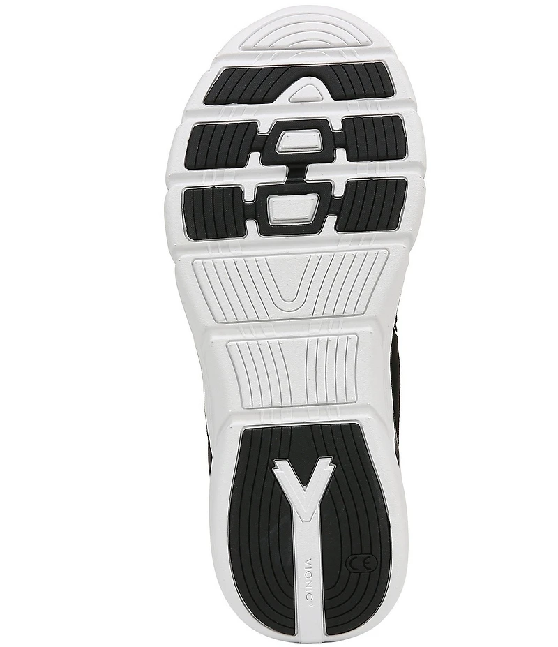 Vionic Walk Parkside Suede Mesh Logo Detail Sneakers