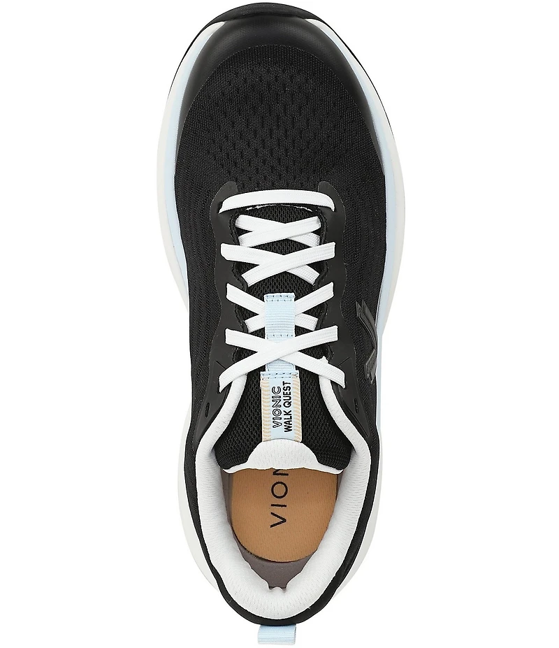 Vionic Walk Quest Knit Jacquard Performance Walking Sneakers
