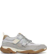 Vionic Walk Slim Gia Suede and Leather Cross Strap Walking Sneakers