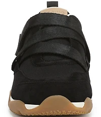 Vionic Walk Slim Gia Suede and Leather Cross Strap Walking Sneakers