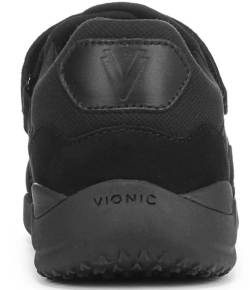 Vionic Walk Slim Giselle Suede and Textile Mary Jane Sneakers