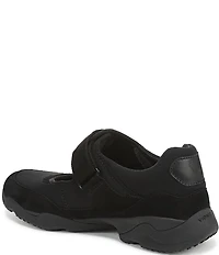 Vionic Walk Slim Giselle Suede and Textile Mary Jane Sneakers