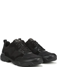 Vionic Walk Slim Glide Sleek Leather Lace Up Sneakers