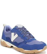 Vionic Walk Slim Glide Sleek Leather Lace Up Sneakers