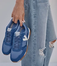 Vionic Walk Slim Glide Sleek Leather Lace Up Sneakers