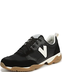 Vionic Walk Slim Glide Sleek Leather Lace Up Sneakers
