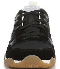 Vionic Walk Slim Glide Sleek Leather Lace Up Sneakers