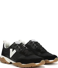Vionic Walk Slim Glide Sleek Leather Lace Up Sneakers