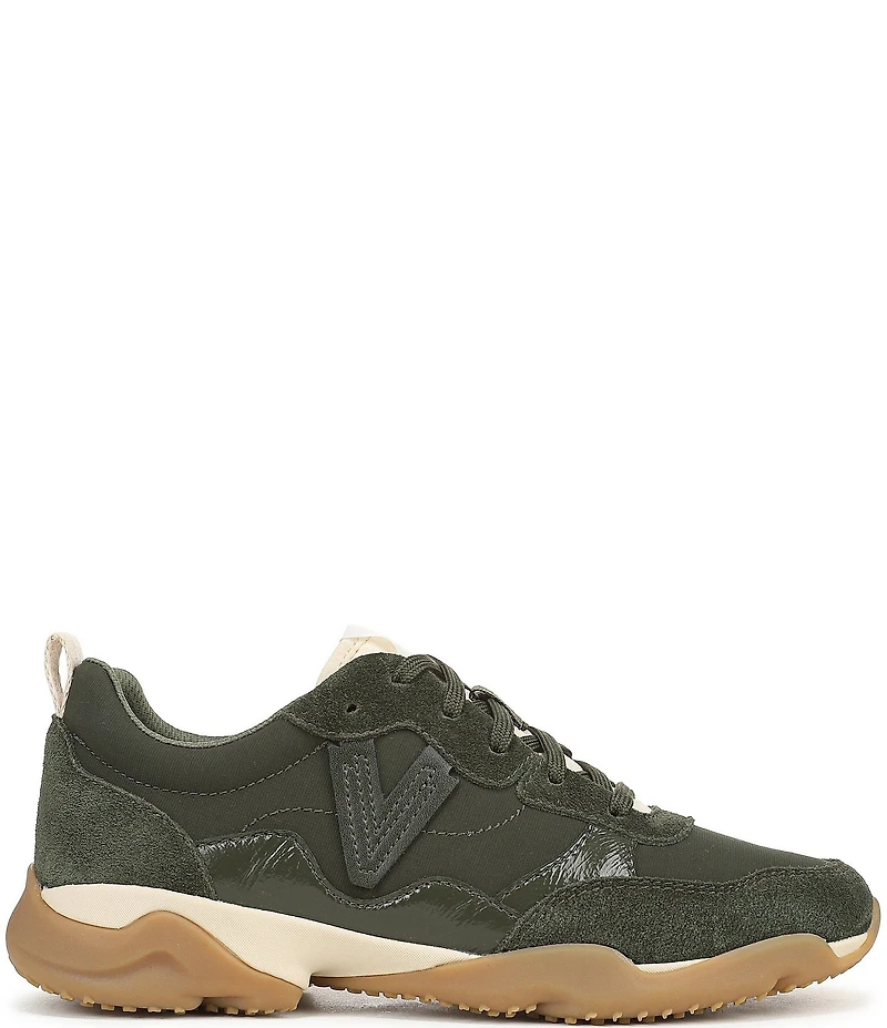 Vionic Walk Slim Glide Sleek Leather Lace Up Sneakers
