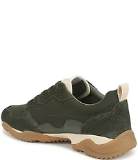 Vionic Walk Slim Glide Sleek Leather Lace Up Sneakers