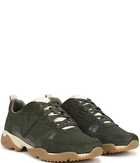 Vionic Walk Slim Glide Sleek Leather Lace Up Sneakers