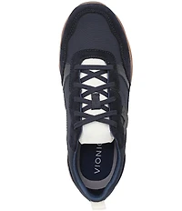 Vionic Walk Slim Glide Sleek Leather Lace Up Sneakers
