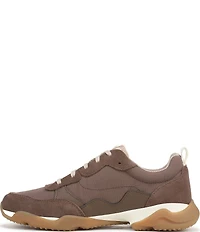 Vionic Walk Slim Glide Sleek Leather Lace Up Sneakers