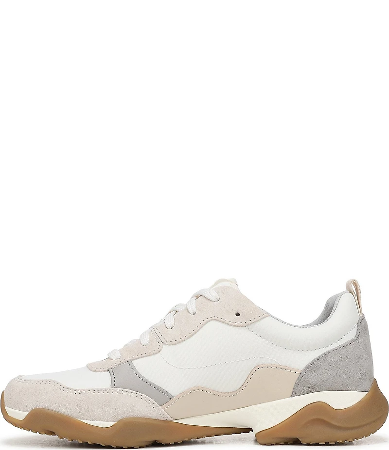 Vionic Walk Slim Glide Sleek Leather Lace Up Sneakers