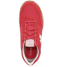 Vionic Walk Slim Glide Sleek Leather Lace Up Sneakers