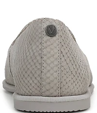 Vionic Willa 2.0 Embossed Suede Slip On Loafers