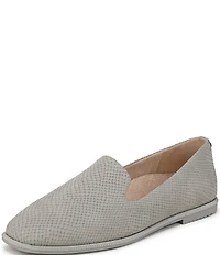 Vionic Willa 2.0 Embossed Suede Slip On Loafers
