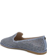 Vionic Willa 2.0 Perforated Suede Slip On Loafers