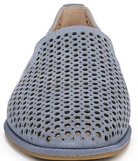 Vionic Willa 2.0 Perforated Suede Slip On Loafers