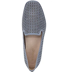 Vionic Willa 2.0 Perforated Suede Slip On Loafers