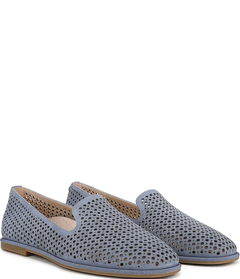 Vionic Willa 2.0 Perforated Suede Slip On Loafers