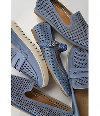 Vionic Willa 2.0 Perforated Suede Slip On Loafers