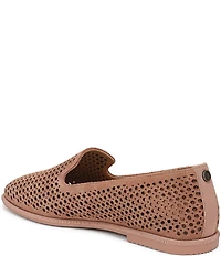 Vionic Willa 2.0 Perforated Suede Slip On Loafers