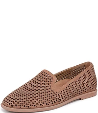 Vionic Willa 2.0 Perforated Suede Slip On Loafers
