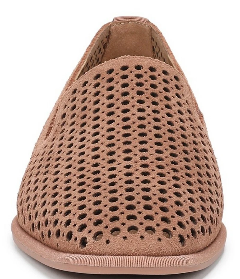 Vionic Willa 2.0 Perforated Suede Slip On Loafers