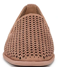 Vionic Willa 2.0 Perforated Suede Slip On Loafers