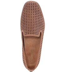 Vionic Willa 2.0 Perforated Suede Slip On Loafers